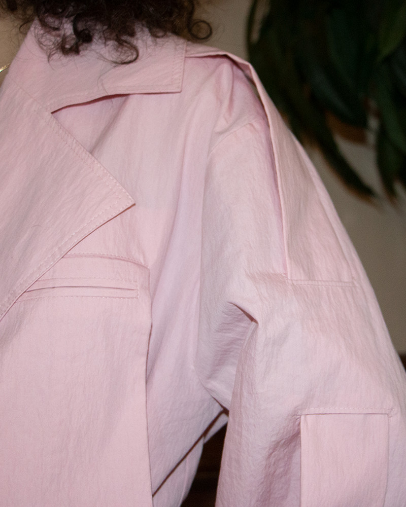 Trench Coat - Pink