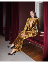 MUSTARD GOLDEN VELVET JACKET