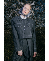DENIM JACKET ''HOLM'' WITH SHOULDER PADS