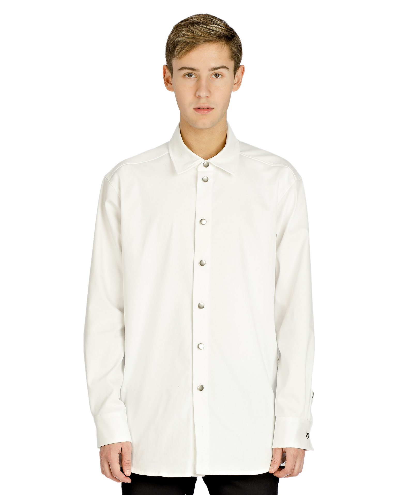 mens white overshirt
